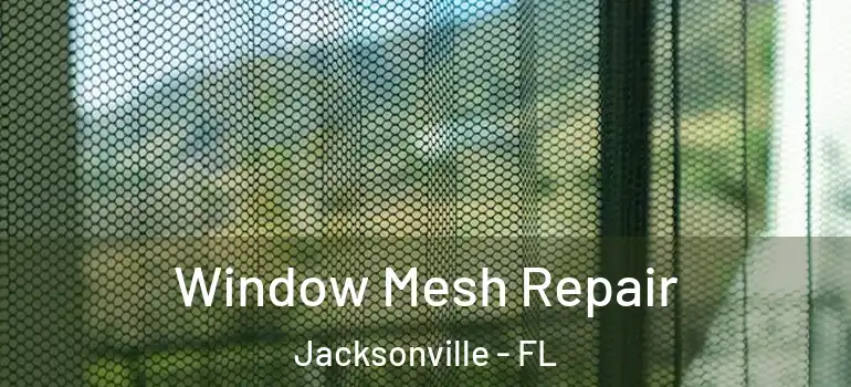  Window Mesh Repair Jacksonville - FL